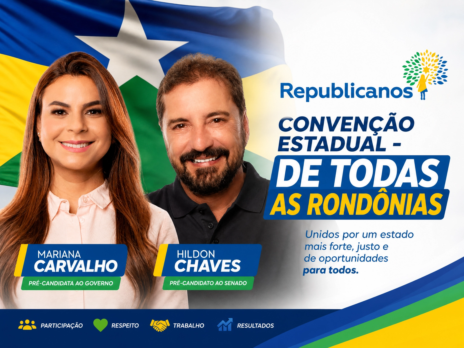 Republicanos e União Progressista realizam convenção conjunta  em Porto Velho